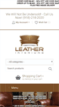 Mobile Screenshot of customleatherfurniturestore.com